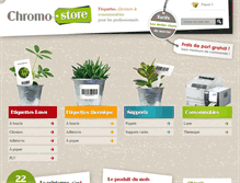 Tablet Screenshot of chromostore.com